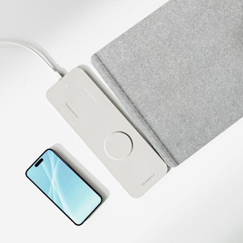 JOURNEY ALTI SLIM Wireless Charging Desk Mat - Light Grey GLOBAL SHIPPING