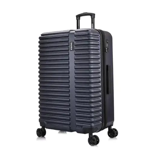 Front. InUSA - Ally lightweight hardside spinner luggage 28" - NAVY BLUE.