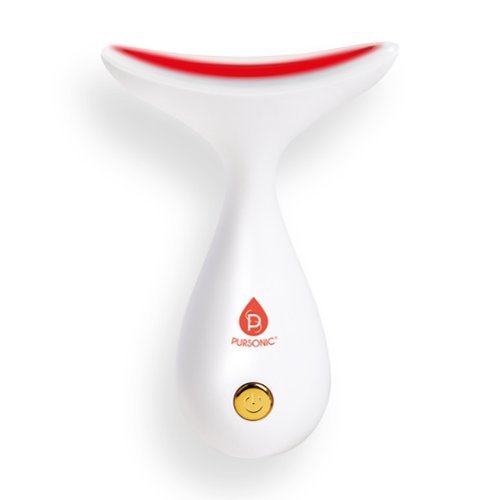 Pursonic LED Light Therapy Neck & Face Sculpting Wand LLT3WH