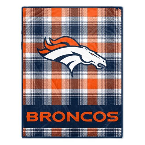 Pegasus - 66" x 95" Oversized Plaid FAN-mily Ultra Cozy Blanket - Multicolor-Front_Standard 