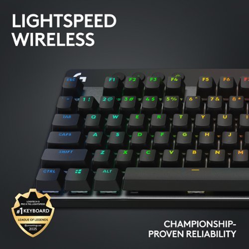 Logitech PRO X TKL LIGHTSPEED Wireless Mechanical Linear Switch