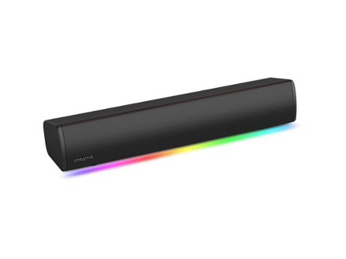 Creative Labs - Sound Blaster GS3 Compact Gaming Soundbar - Black-Front_Standard 