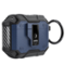 Stock Preferred - Rugged Shockproof Case for AirPods Pro with Keychain & Secure Lock - Blue-Front_Standard