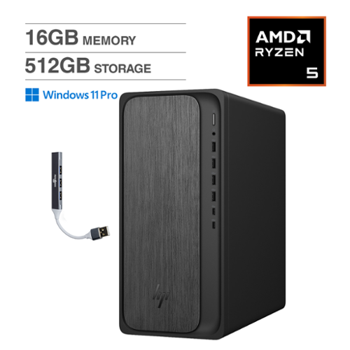 HP Ryzen5 3400G/メモリ8GB/SSD+HDD/Office HP OmniDesk Desktop (AMD Ryzen 5 8500G, 16GB DDR5, 512GB PCIe SSD