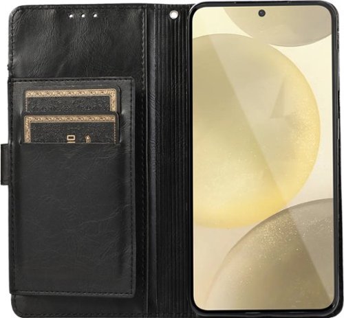 SaharaCase Genuine Leather Folio Wallet Case for Samsung Galaxy S24 - Black HOW TO BUY