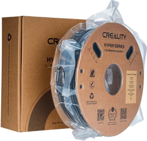 Creality 1.75 mm Hyper PLA-CF Filament 2.2 lbs for high-speed printers (1-pack) - Black GLOBAL SHIPPING