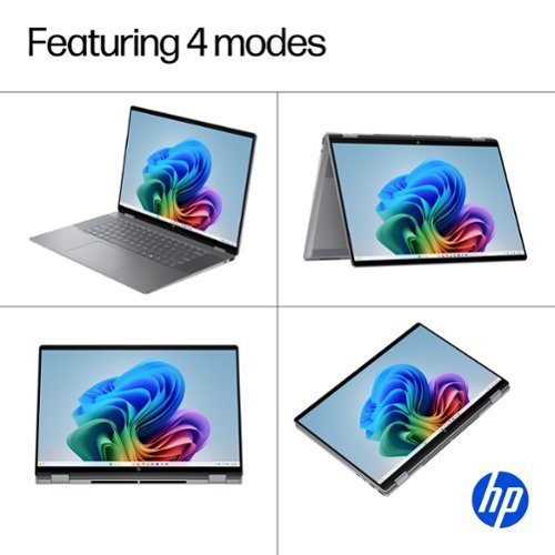 HP OmniBook X Flip 2-in-1 - Copilot+ PC - 16 2K Touch-Screen Laptop - AMD Ryzen AI 7 - 24GB Memory - 1TB SSD - Meteor Silver SHOP ONLINE