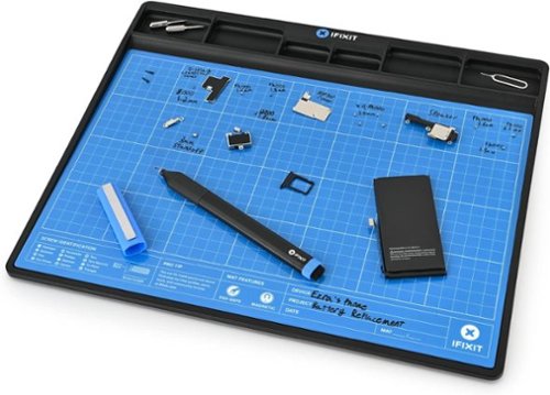 iFixit FixMat ESD Magnetic Project Tray - Blue WORLDWIDE DELIVERY