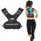 VEVOR - Adjustable Weighted Vest, 20-32lb Weight Vest with 6 Ironsand Weights and Reflective Stripe - Black-Front_Standard