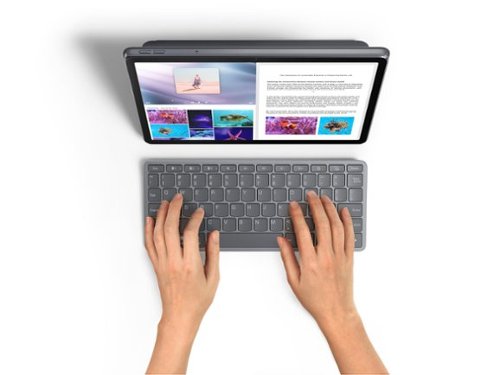 Lenovo Multi-Device Wireless Keyboard - Luna Gray WORLDWIDE DELIVERY