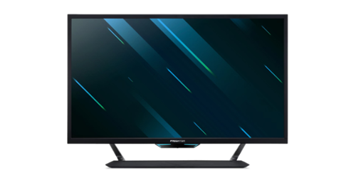 Acer - Refurbished Excellent - Predator CG437K SBMIIPUZX 42.5" LCD Monitor 144Hz 4K UHD 3840x2160 1ms VA 1000 Nit HDMI - Black-Front_Standard 