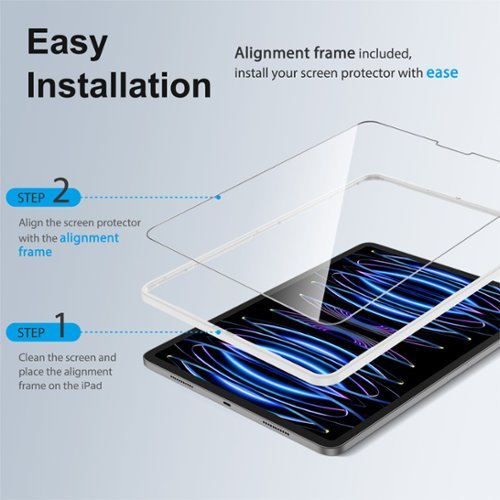 Sodi [2+2 Pack] Ultra HD Screen Protector for iPad Pro 2024 + Lens Protector, [Anti-Scratch] [Case Friendly] Tempered Glass - Clear WORLDWIDE DELIVERY