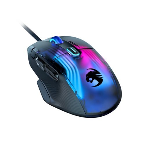 ROCCAT Kone XP Wired Optical Gaming Ambidextrous Mouse with multi-button design & AIMO RGB lighting - Wired - Black HOW TO BUY