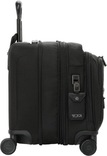 TUMI Alpha Deluxe Expandable Wheeled Laptop Briefcase Fits Up to 15 Laptop - Black WORLDWIDE DELIVERY