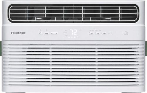 Frigidaire - 350 Sq Ft 8,000 BTU Inverter Smart Window Air Conditioner with Remote - White-Front_Standard 