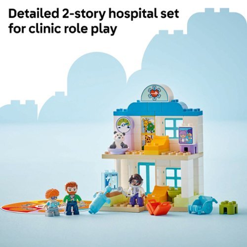 LEGO DUPLO Town First Time Visit with the Doctor Office Building Toy Playset 10449 WORLDWIDE DELIVERY