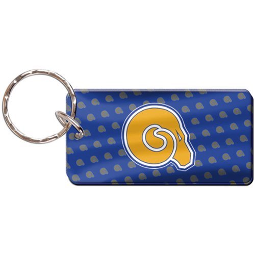 WinCraft - Albany State Golden Rams Rectangle Gloss Key Ring - Multicolor-Front_Standard 