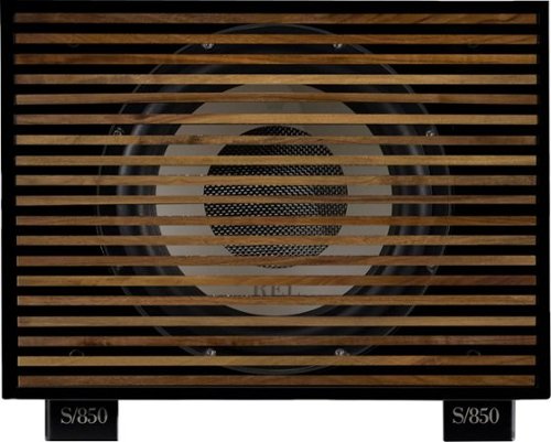 REL - S850 Premium Grille Black - Wood