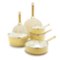 GreenPan - Reserve Ceramic Nonstick 10-Piece Cookware Set - Sunrise-Angle_Standard