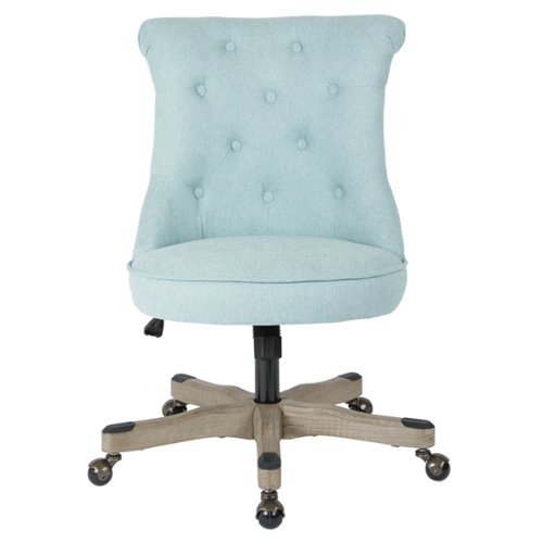 OSP Home Furnishings - Hannah Tufted Office Chair - Mist-Front_Standard 