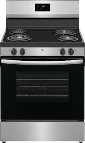 Frigidaire - 30" Electric Range - Stainless Steel-Front_Standard 