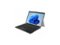 Adesso - Surface Pro Case with Bluetooth Keyboard, Touchpad, Faux Suede & Leather Cover for Pro 3-7 - Silver-Front_Standard