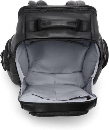 TUMI Alpha Brief Pack Leather Backpack for 15 Laptop - Black WORLDWIDE DELIVERY