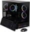 Acer - Nitro 65 Gaming Desktop - AMD Ryzen 9 9900X 2024 - NVIDIA GeForce RTX 5070 - 32GB DDR5 Memory – 1TB Storage - Black-Front_Standard