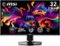 MSI - MAG321UPXQDOLED 32" Quantum Dot OLED UHD 240Hz 0.03ms FreeSyncPremium Monitor with HDR400 (DisplayPort, HDMI, USB-C) - Black-Front_Standard 