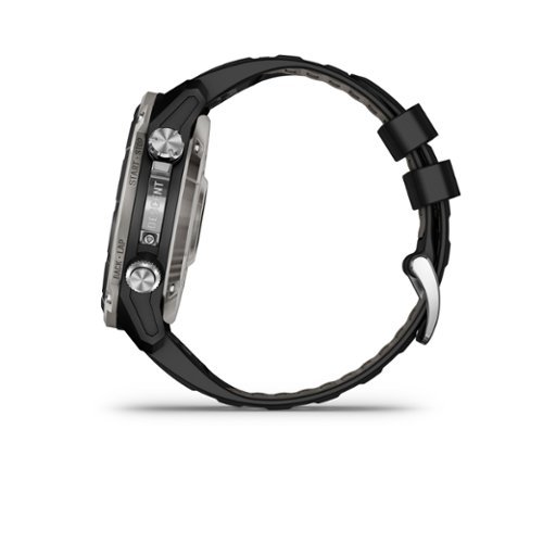 Garmin Descent Mk3i GPS Dive Smartwatch – 51 mm Fiber-reinforced polymer - Silver and Black PVD Titanium with Black/Gray Band - (2026) SHOP ONLINE