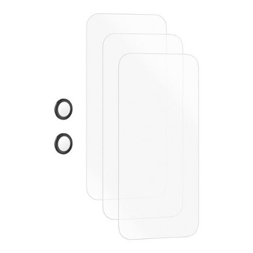 Insignia™ Glass Screen Protector with Lens Protection for Apple iPhone Air (3-Pack) - Clear HOW TO BUY