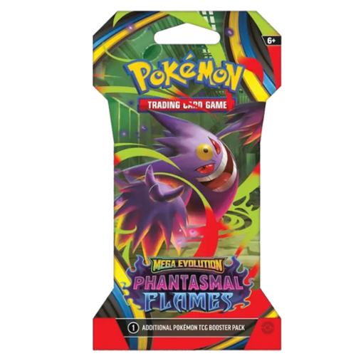 Pokémon - ME2 Phantasmal Flames Sleeved Booster Pack | Mega Gengar-Front_Standard 