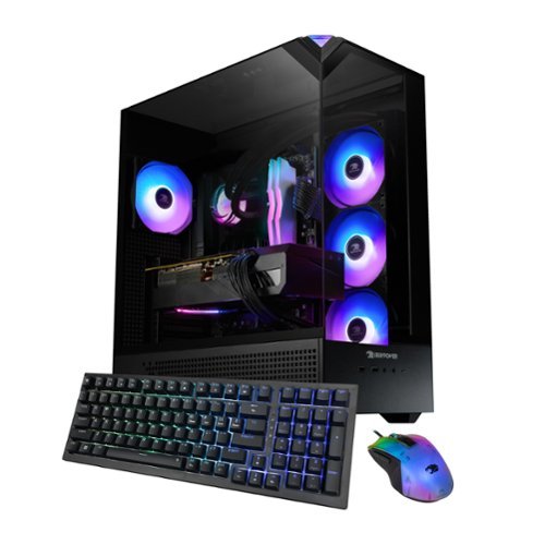 iBUYPOWER - Element Gaming Desktop PC - Intel Core Ultra 9 285K, NVIDIA GeForce RTX 5070Ti 16GB,32GB DDR5 RGB,2TB SSD - Black