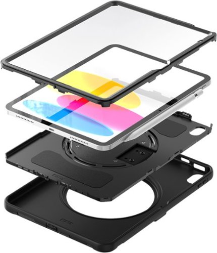 SaharaCase Raider Series Heavy Duty Hand Strap Case for Apple iPad 11'' (A16) and 10.9 (10th Gen) - Black SHOP ONLINE