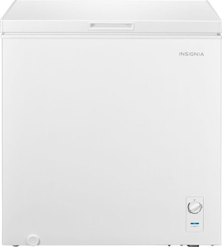 Insignia™ - 7 Cu. Ft. Garage-Ready Chest Freezer - White