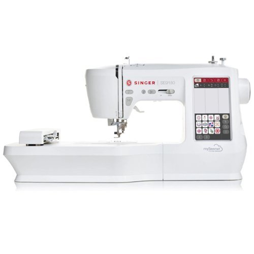 Singer - SE9180 Sewing and 5x7 Wi-Fi Embroidery Machine-Front_Standard 
