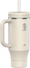 Takeya - 40-oz. Straw Tumbler with Handle - Oatmilk-Angle_Standard