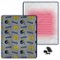 Pegasus - Michigan Wolverines Scattered Logos 60" x 70" Heated Blanket - Multicolor-Front_Standard
