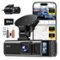 REDTIGER - 4K/2.5K HD Dash Cam , WDR , Night Vision , 64GB Card , & HW kit - Black-Front_Standard