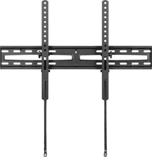 Best Buy essentials™ - Tilting TV Wall Mount For Most 47–84" TVs - Black-Front_Standard
