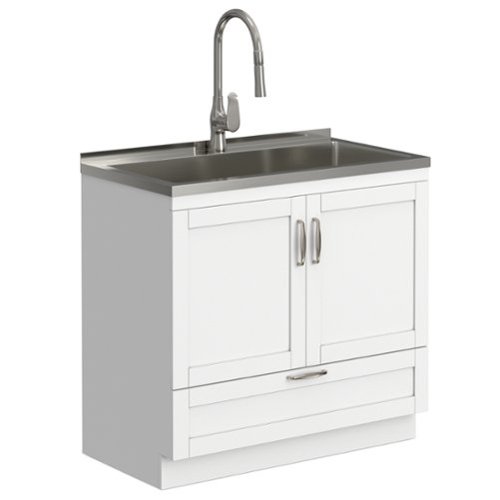 Reed All-In-One 36-inch Laundry Utility Sink and Cabinet-Front_Standard 