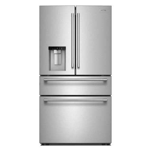 Maytag 29 Cu. Ft. XL Capacity French Door Bottom Mount Refrigerator with In-Door-Ice Dispensing System - Fingerprint-Resistant Stainless Finish