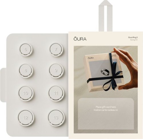 Oura - Ring 5 Gifting Sizing Kit - Unique Sizing - Give The Gift of Health - White - (2026)