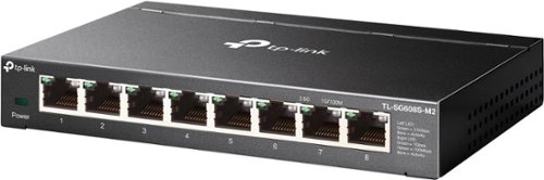 TP-Link 8-Port 2.5G Multi-Gigabit Desktop Switch - Black WORLDWIDE DELIVERY
