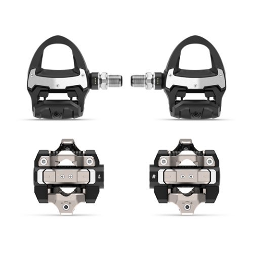 Garmin - Rally RS/XC210 Dual-sensing Power Meter Bundle - Black