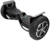 Swagtron - swagBOARD T6 Off-road Self-Balancing Scooter - 12 Mile Range with Speeds up to 12 mph - Matte Black-Front_Standard
