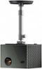 Valerion - VisionMaster Pro2 4K RGB Triple Laser Projector, 3000 ISO Lumens,15000:1 Contrast with Ceiling Mount - Black-Front_Standard