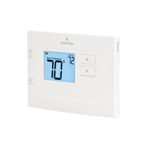 Emerson 70 Series, Non-Programmable, Heat Pump (2H/1C) Thermostat - White WORLDWIDE DELIVERY