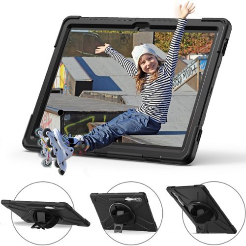 SaharaCase DEFENSE-X Series Case for Samsung Galaxy Tab S10 Ultra, Tab S9 Ultra, and Tab S8 Ultra - Black WORLDWIDE DELIVERY
