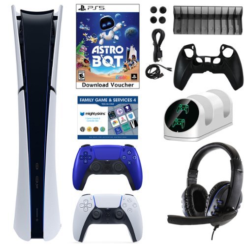 PS5 Digital Astrobot Console with Accessories Kit, Voucher & Extra Dualsense Controller - PlayStation 5-Front_Standard 